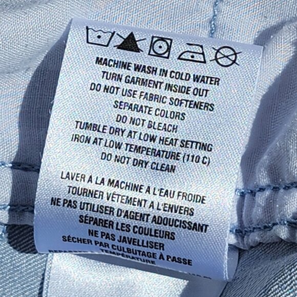 BEAUTIFUL Women's Size 10 Lole BLUE Cotton Stretch Pants - Picture 8 of 9